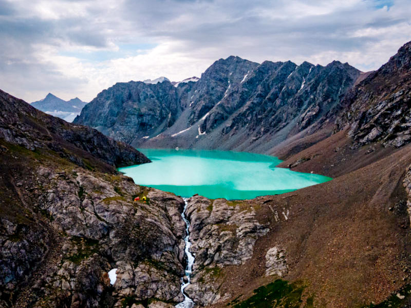 موقعیت مکانی دریاچه کاراکول تاجیکستان