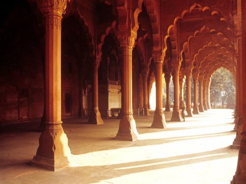 قسمت های مختلف قلعه سرخ هند