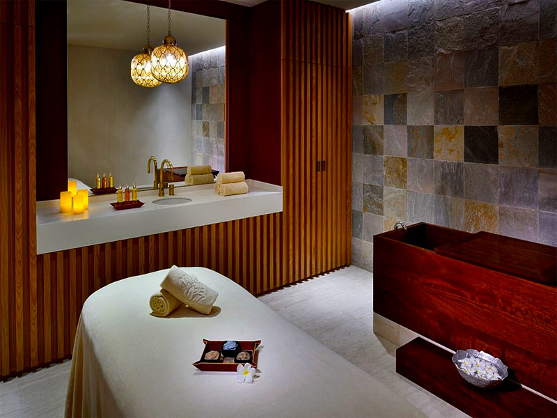 اسپا پنج دنیا هتل رافلز پالم دبی