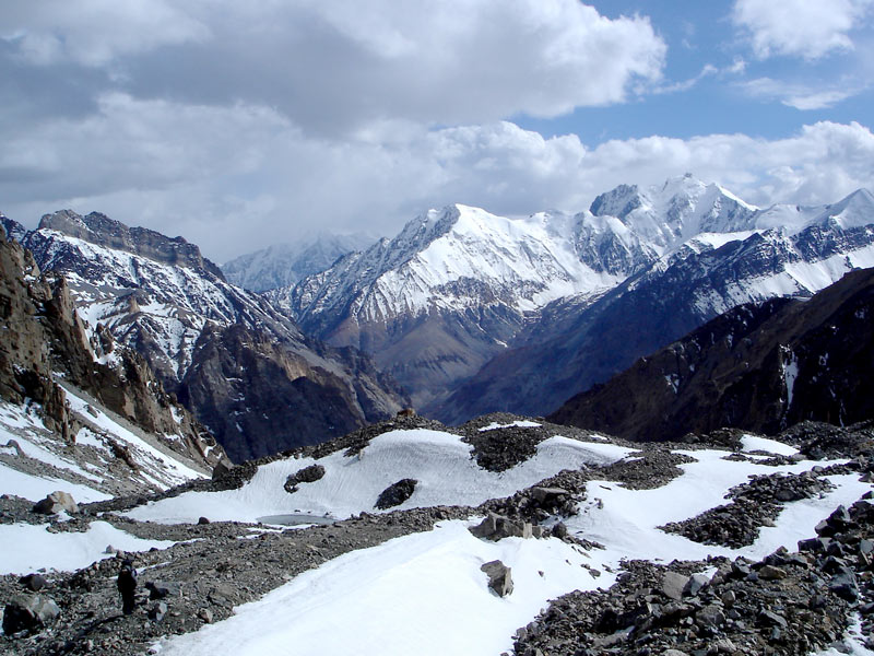 رشته کوه های پامیر در تاجیکستان