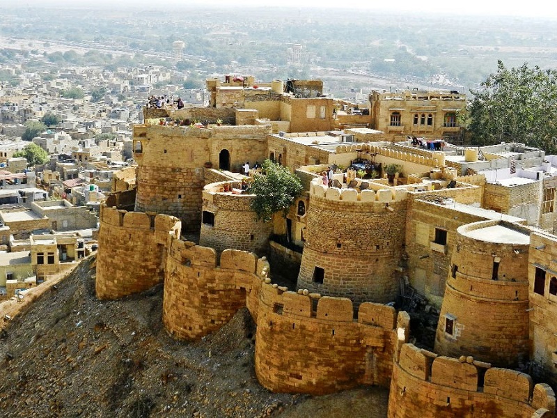 قسمت‌های مختلف شهر طلایی جیسلمیر