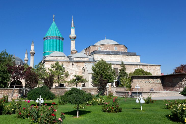 فاصله ی هتل آیکون تا جاذبه های گردشگری قونیه