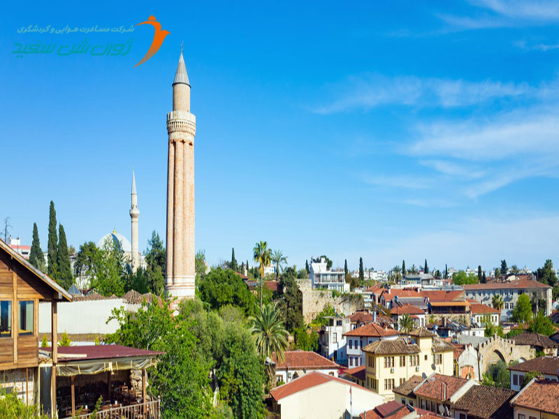 مسجد یولی مناره آنتالیا